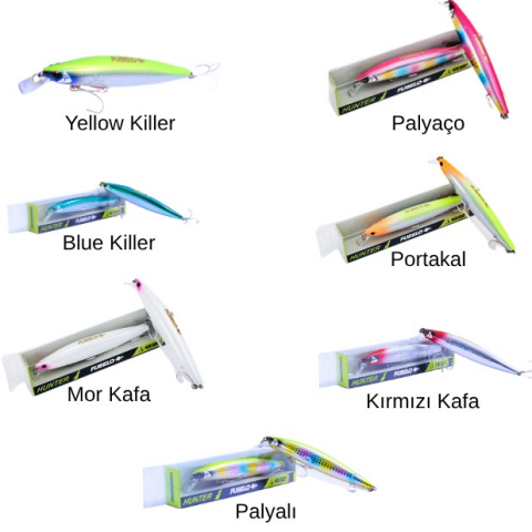 Fubelo Hunter 12 Cm 22 Gr Maket Yem
