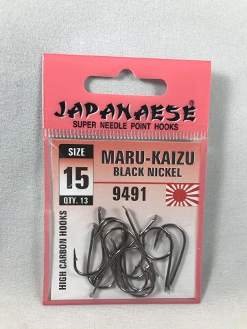 Japanese 9491 Maru Kaizu Black Nikel İğne