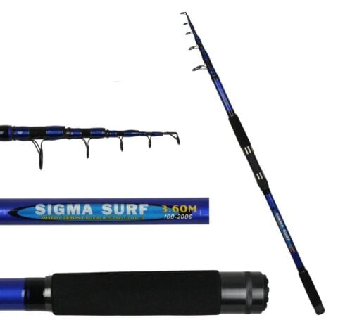 Eurofish Sigma Surf 390cm Olta Kamışı 100-200 Gr (Mavi)