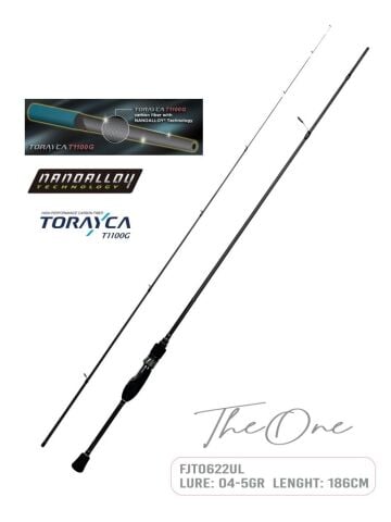 Fujin TheOne 186cm 04-5 gr   622UL LRF Kamışı