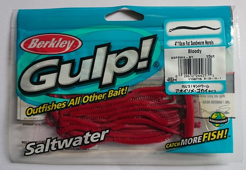 Berkley Gulp 4/10cm Fat Sandworm Nereis