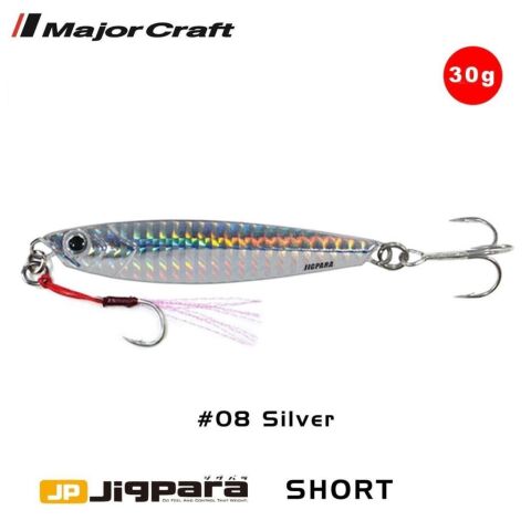 Major Craft Jigpara Short JPS-30gr 70mm #08 Silver