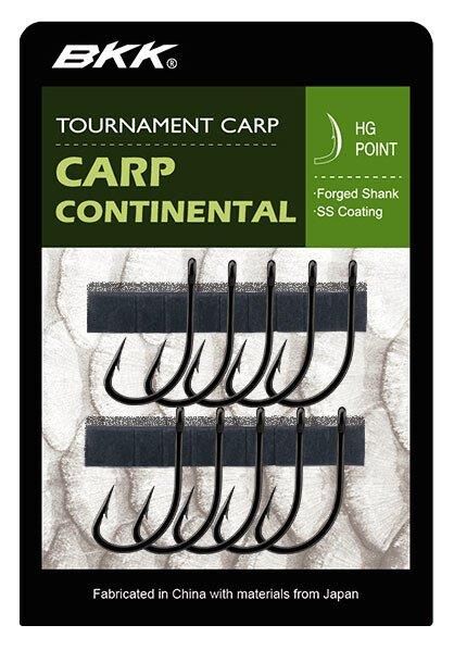 BKK Carp Continental İğne  No 4  10Pcs