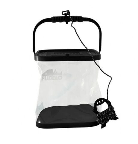 Fubelo Blor Katlanır Siyah Balıkçı Kovası