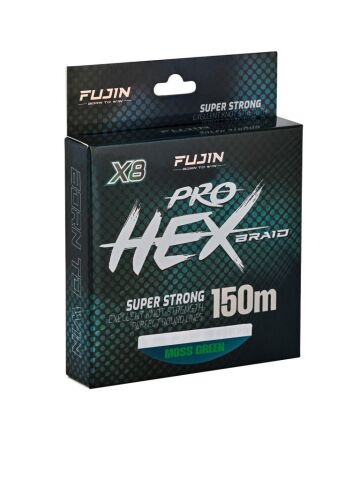 Fujin Pro Hex 8X 150Mt. Moss Green İp Misina