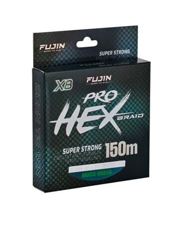 Fujin Pro Hex 8X 150Mt. Moss Green İp Misina