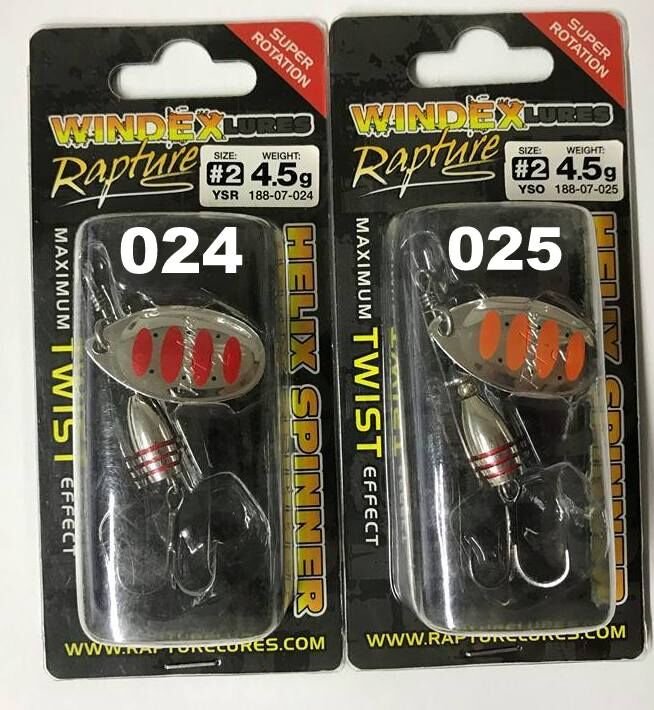 RAPTURE Windex Helix 5cm 4,5gr Spinner Mepps