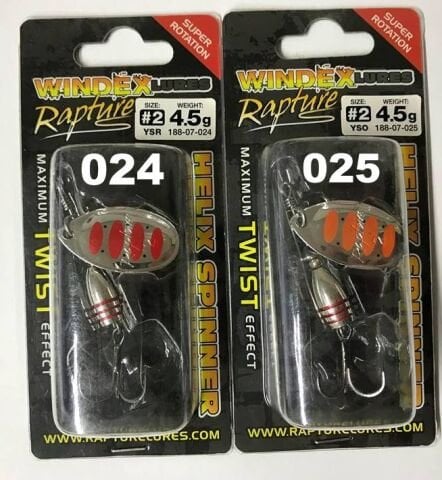RAPTURE Windex Helix 5cm 4,5gr Spinner Mepps