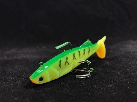 Turna Silikonu 3575 Firetiger 10cm 21gr