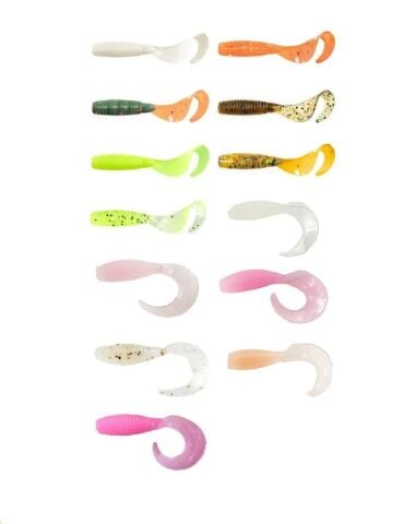 Lucky John Micro Grub 1'' 2.5Cm 15P Silikon Yem