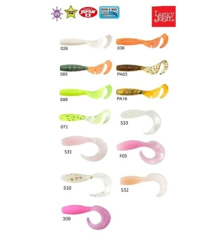 Lucky John Micro Grub 1'' 2.5Cm 15P Silikon Yem