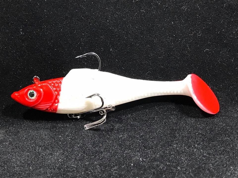 Turna Silikonu 3567 Kırmızı Kafa 10cm 18gr