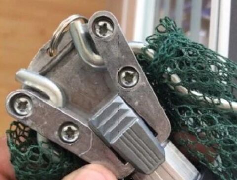 Powerex Powerex Üçgen Katlanır Kepçe - 150cm Sap / 50*50 File