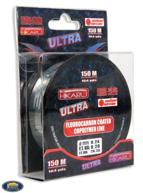 HIKARU ULTRA FLUORA CARBON 0.25mm Misina 150mt.