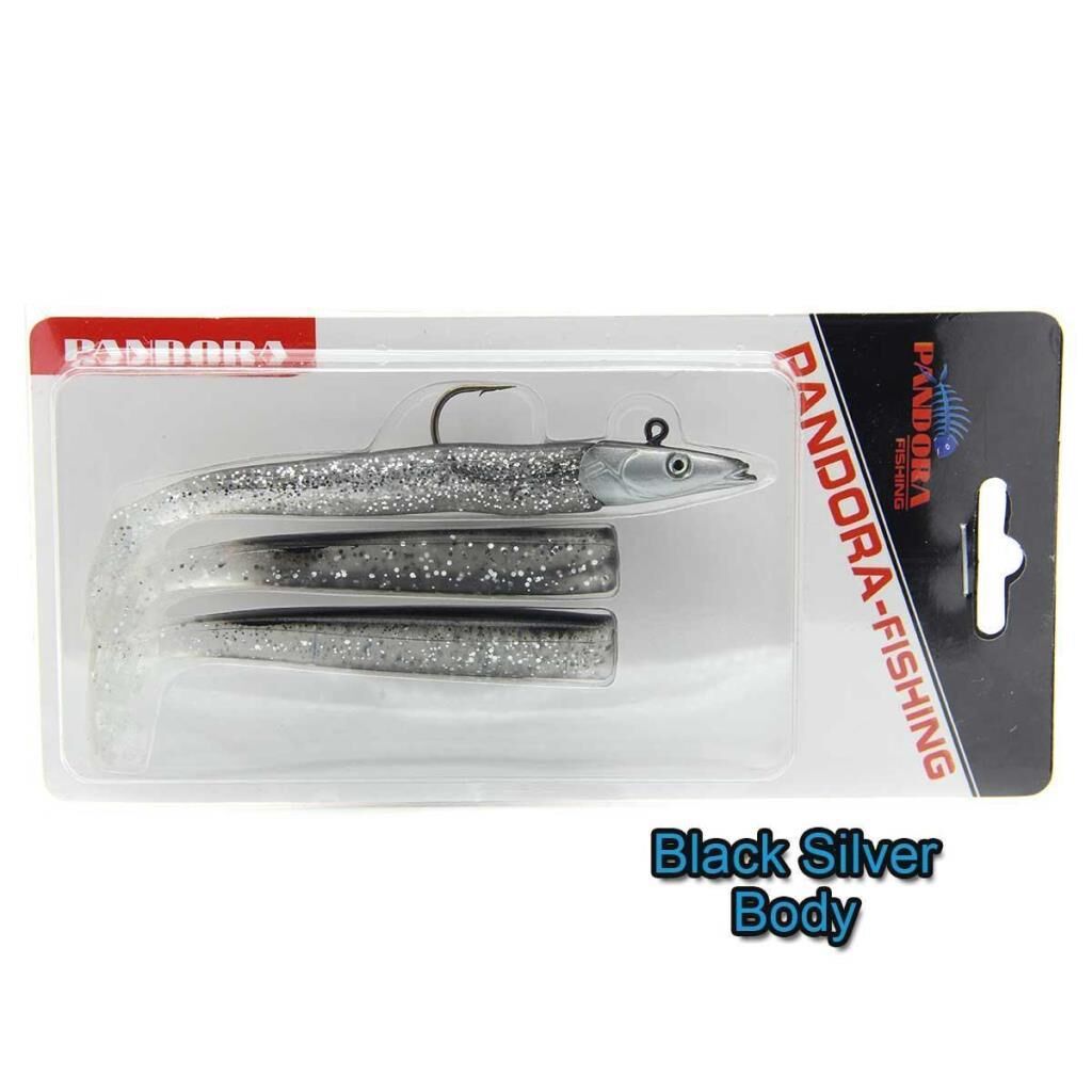 Pandora Sandel 5566 Black/Silver Body Silikon Yem