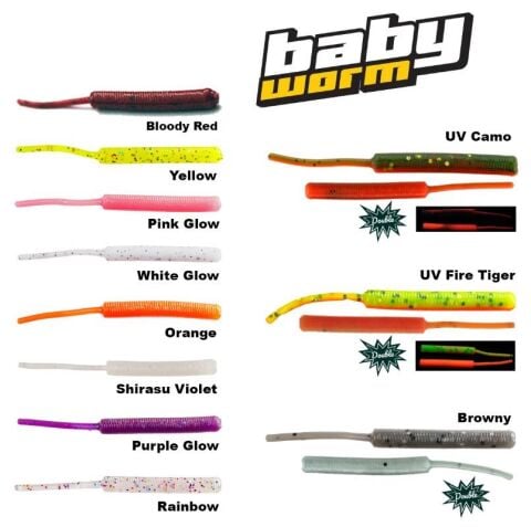 Fujin Baby Worm 5.2 cm Floating LRF Silikonu