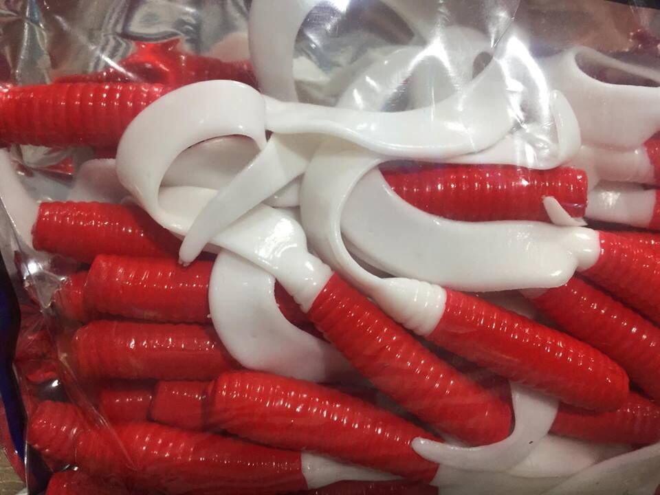 Twister Silikon 9cm Beyaz Orak Kuyruk