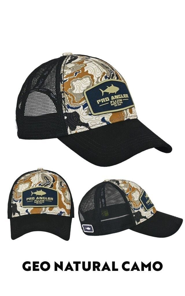 Fujin Pro Angler GEO Natural Camo Balıkçı Şapkası