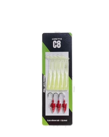 Caretta C8 8cm 5.5 gr Silikon Yem