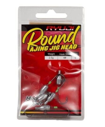 Ryuji Round Ajing Jig Head (5Pcs)