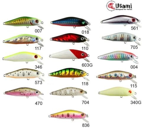 Usami Minn Shad 58F-SR 4.6 gr Maket Balık