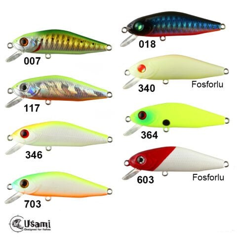 Usami Minn Shad 58F-SR 4.6 gr Maket Balık