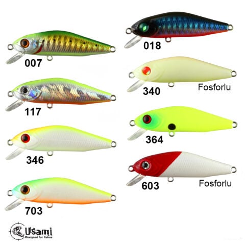 Usami Minn Shad 58F-SR 4.6 gr Maket Balık