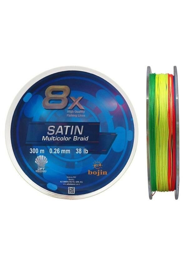DFT Bojin 8X Satin M.Color İp Misina 0.26 mm 300 mt