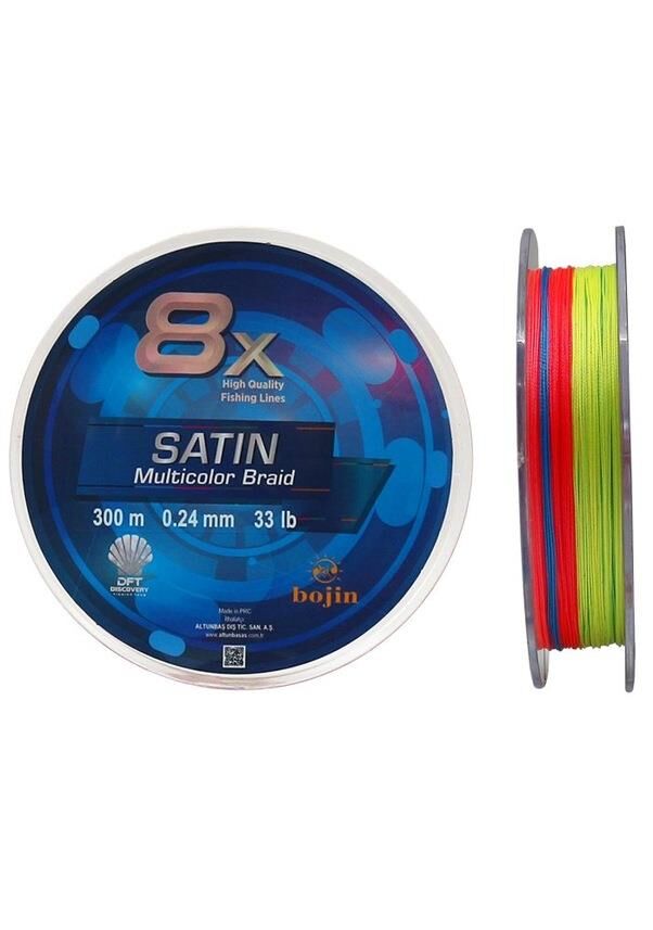 DFT Bojin 8X Satin M.Color İp Misina 0.24 mm 300 mt
