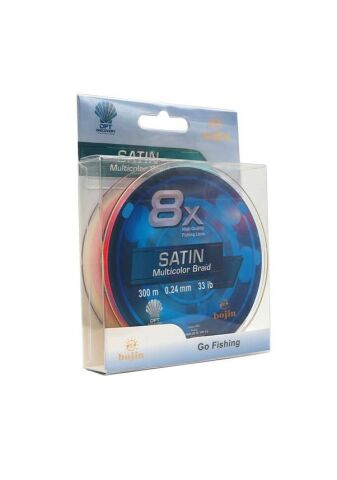 DFT Bojin 8X Satin M.Color İp Misina 0.24 mm 300 mt