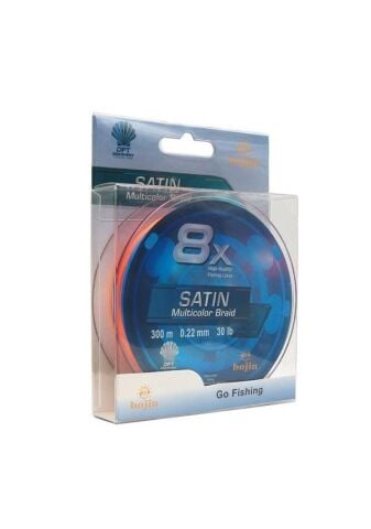 DFT Bojin 8X Satin M.Color İp Misina 0.22 mm 300 mt