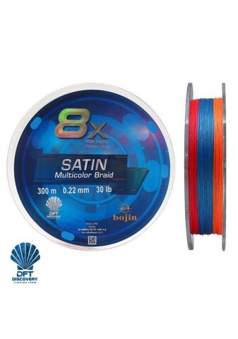 DFT Bojin 8X Satin M.Color İp Misina 0.22 mm 300 mt