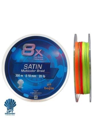 DFT Bojin 8X Satin M.Color İp Misina 0.18mm 300 m