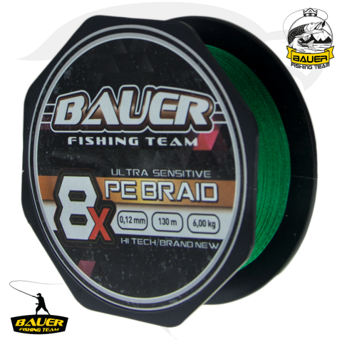 Bauer İp Misina 8 Kat 130mt Yeşil