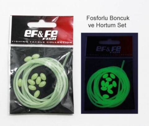 Effe Fosforlu Boru ve Boncuk Seti