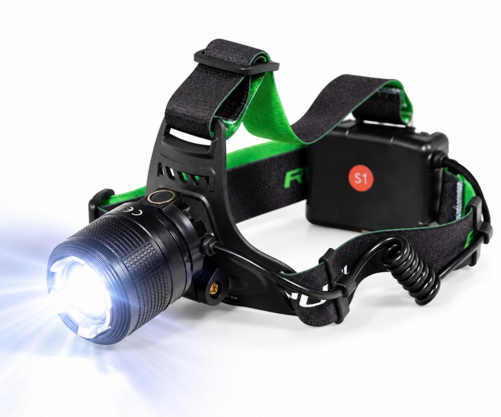 Ryuji 150 Lümen Beyaz + UV Işıklı Kafa Lambası