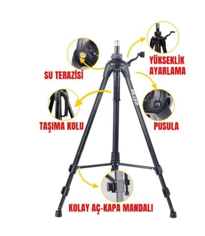 Effe Ayarlanabilir 9 Lu Sehpa Kılıflı