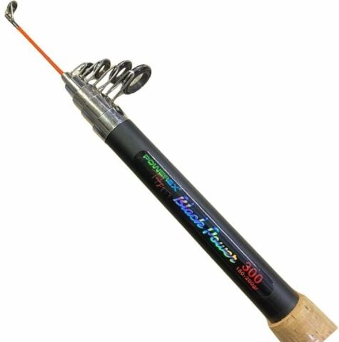 Powerex Black Power 3.00m. 150-200gr. Atarlı Mantar Uzun Sap Teleskopik Olta Kamışı