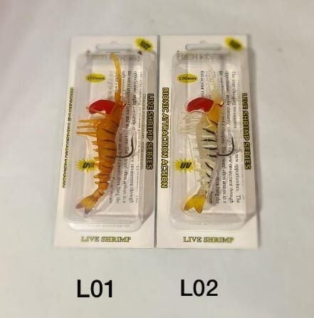 Sea Horse Manic 3D Shrimp Karides Silikon Yem 10 cm